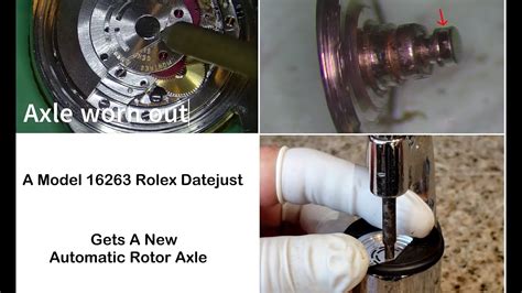 how to replace rolex axle|Ceramic ball bearing rotor, and Rolex axle rotor.